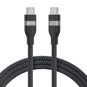 Anker USB-C to USB-C Cable 240W (Upcycled-Braided) (0.9m/3ft) -Black