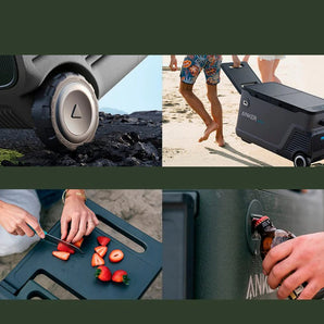 Anker EverFrost Powered Cooler 50 -Black+Green