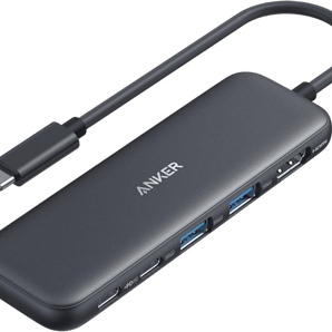 موزع أنكر 332 USB-C (5 في 1) - أسود