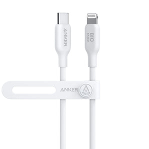 Anker 542 USB-C to Lightning Cable -Bio-Based- 30W - 1.8m/6ft -White