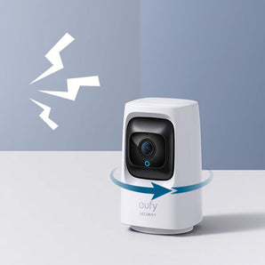 Eufy Indoor Cam Mini 2K Pan &amp; Tilt - أبيض