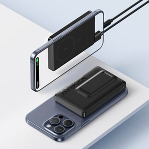 بطارية أنكر 333 مغناطيسية بقوة 10000 مللي أمبير بقوة 20 وات USB-C (MagGo)